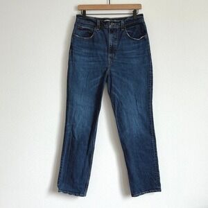 Levi's 70s High Slim Straight Jeans 30‎ Dark Blue Vintage Aesthetic